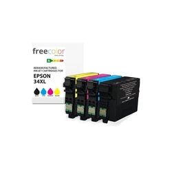 Συμβατό Μελάνι Freecolor Epson 34XL Multipack BK/C/M/C 30ml+3x11ml
