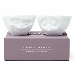 Πιάτα FiftyEight Bowl-Set 200ml - Grinning & Kissing White