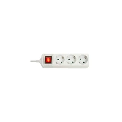 Πολύπριζο Lindy power strip with Schalter Schuko 3-way