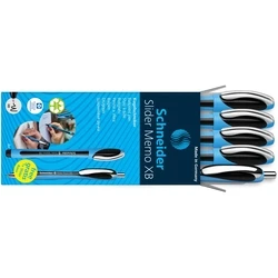Στυλό Schneider Ballpoint Memo + 1x Rave Black Etui 4x