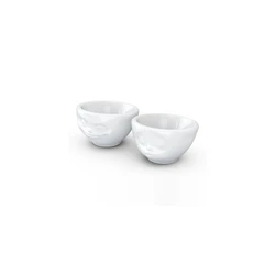 Πιάτα FiftyEight Bowl-Set 100ml Grinning & Kissing White