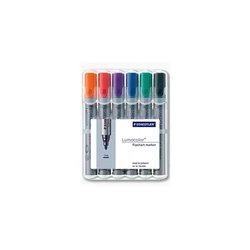 Μαρκαδόροι Υπογράμμισης Staedtler Flipchartmarker Lumocolor 6 pieces Box