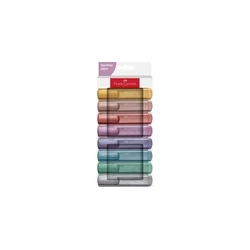 Μαρκαδόροι Υπογράμμισης Faber-Castell highlighter TL 46 Metallic 8-pack