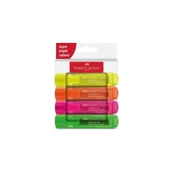 Μαρκαδόροι Υπογράμμισης Faber-Castell highlighter TL 46 SF 4-pack