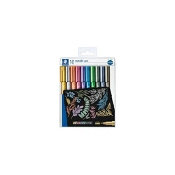 Μαρκαδόροι Staedtler Marker Metallic 10 pieces im Etui, 1-2mm