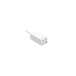 Φορτιστής MediaRange 100W 4-Port 1x USB-A/3x USB-C GaN, White