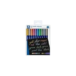 Μαρκαδόροι Staedtler Marker Metallic calligraphy 10 St.im Etui, 2.8mm