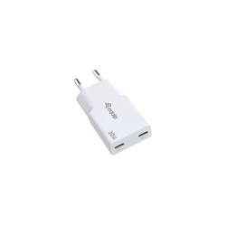 Φορτιστής Equip 2Port USB-C PD3.0/USB-A GaN Slim 30W White