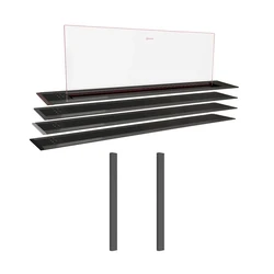 Απορροφητήρας Πάγκου Neff NGLDR90B0 I98WMM1Y7 & 14cm Brushed Bronze Flex Design Kit
