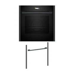 Εντοιχιζόμενος Φούρνος Neff NOV60E6A3 B59CR31Y0 & Anthracite Grey Flex Design Kit