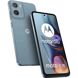 Smartphone Motorola Moto e15 6.67? Dual SIM Android 14 Edition Go 4G 2GB 64GB Misty Blue (Εκθεσιακό προϊόν, χωρίς συσκευασία)