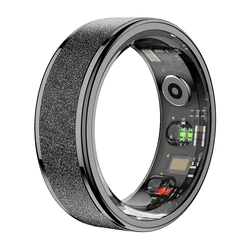 Colmi R10 Έξυπνο Δαχτυλίδι 19.1mm Αδιάβροχο με Παλμογράφο Μαύρο