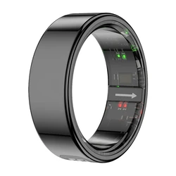 Colmi R12 Έξυπνο Δαχτυλίδι 21.6mm Αδιάβροχο με Παλμογράφο - Μαύρο