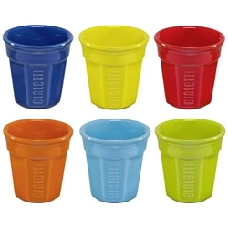 Bialetti Espresso Cups Set Porcelain Multicolor 6 pcs WSZBLTKUP0028