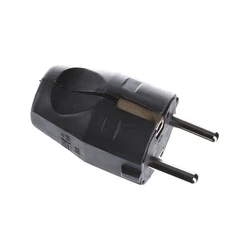 Φις Ρεύματος Bachmann Black for supply line H03VV-F3G0,75-1,0-1,5mm
