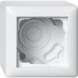 Πλαίσιο Διακόπτη GIRA 106103 AP-Housing 1f + frame Standard 55 ReinWhite