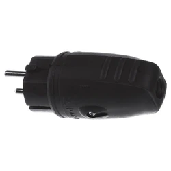 Φις Ρεύματος Bachmann Protective rubber plug, black, without kink protection, mountable
