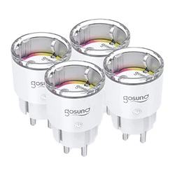 Gosund EP2-Z Smart Single Socket with Switch and Remote (4 pcs)