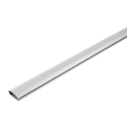 Vivolink Aluminum Cable Cover Silver 110 x 6 x 2 cm