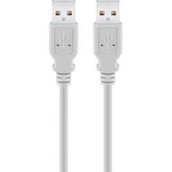 Αντάπτορες Καλώδιο USB2.0 A-A 1,8m M-M Grey Hi-Speed