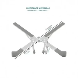 Βάση Laptop Mobilis Ergonomic Foldable Stand for Laptop & Tablet
