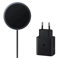 SAMSUNG Magnet Wireless Charger 25W (EP-P2900TBEGWW) - Σκούρο Γκρι
