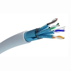 EXTRALINK CAT6A F/FTP (F/FTP) Εσωτερικό Ethernet Καλώδιο Διπλού Ζεύγους 100 m