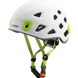 C.A.M.P. Storm Climbing Helmet - White/Green, Size L