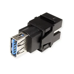 Bachmann Keystone USB 3.0 σύνδεσμος B/A (θηλυκό-θηλυκό) μαύρο