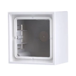 Jung LS 581 A WW Επιφανειακή Κάλυψη (Aufputz-Kappe) 1-θέση 81x81x47mm αλπινό λευκό