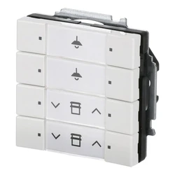 Busch-Jaeger BJ 6127/01-84 Tastsensor 4f με Bus‑Ankoppler UP‑Sensoren για KNX, studio λευκό