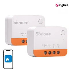 Sonoff ZBMINIL2 Έξυπνος Διακόπτης ZigBee & Bluetooth 6A (με Ουδέτερο) - 2τμχ
