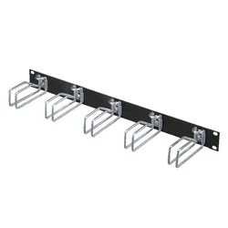Rittal Rangierpanel 2HE HxT 85x125mm RAL 9005 Σιδερένιος βραχίονας (Stahlbügel)