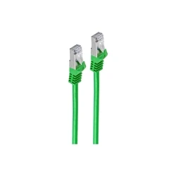 Shiverpeaks RJ45 Patch Cable S/FTP Cat7 LSZH 0.5m Green