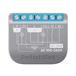 Switchbot Smart Switch Dimmer 2 Καναλιών Wi-Fi & Bluetooth 16A W5502320