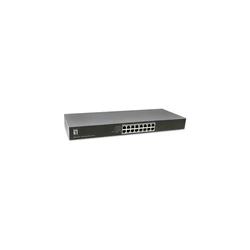 Level One Switch 16xGE 19" μη διαχειριζόμενος μεταλλικός (GEU-1632)