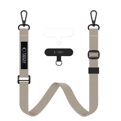 Tech-Protect C6S Rope Crossbody Cosmic Latte