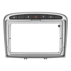 VenCore 3550-0705S1 - 9" Front Panel with Wiring & CANbus Box for Peugeot RCZ 2009-2015 – Silver