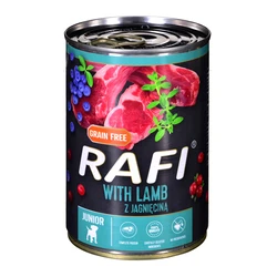 Υγρή Τροφή Σκύλων Dolina Noteci Rafi Junior Pate with lamb, cranberry and blueberry - Wet 400 g