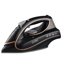 Ατμοσίδερο First Austria FA-5627-3-BA με κεραμική πλάκα 450 ml, 3200 W Μαύρο