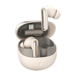 Onikuma TX610 In-ear Bluetooth Ακουστικά με Θήκη Φόρτισης - Μπεζ
