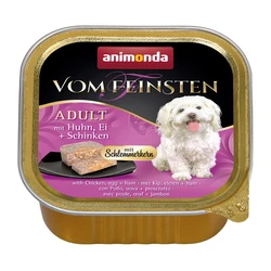 Υγρή Τροφή Σκύλων animonda Vom Feinsten Gourmet core with Chicken, egg + ham Egg, Chicken, Ham Adult 150 g