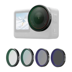 Σετ Φίλτρων Telesin CPL ND8 ND16 ND32 για DJI Osmo Action 6 (4 τεμάχια)