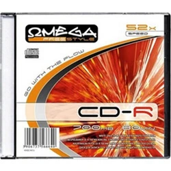 CD-R Omega FREESTYLE 700MB 52X SLIM (10PCS)