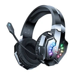 Onikuma B15 Ασύρματο Over Ear Gaming Headset Bluetooth (Μαύρο)