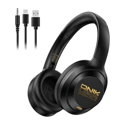 Onikuma GT811 Ασύρματο Over Ear Gaming Headset (3.5mm & Bluetooth) - Μαύρο