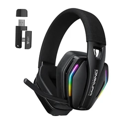 Onikuma GT826 Ασύρματο Over Ear Gaming Headset με Bluetooth / USB (Μαύρο)