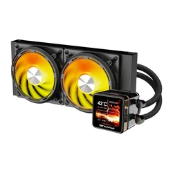 Darkflash Explore DE240 Υδρόψυξη AIO CPU 240mm με 2x 120mm ARGB Ανεμιστήρες
