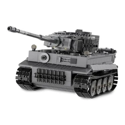 Jamara Cada Panzer Tiger 1:35 Σετ Δομικών Τετραγώνων 925 Κομμάτια Γκρι Τηλεχειριζόμενη Δεξαμενή