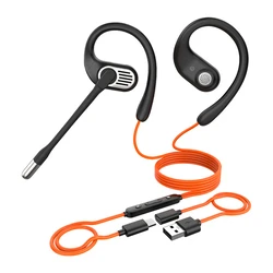 OneOdio In-ear Handsfree Ακουστικά με Βύσμα USB-C Μαύρο
